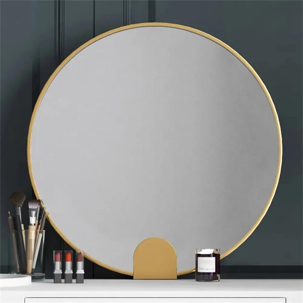 Masuta de toaleta pentru machiaj moderna cu oglinda Culoare - Roz DEPRIMO 12209