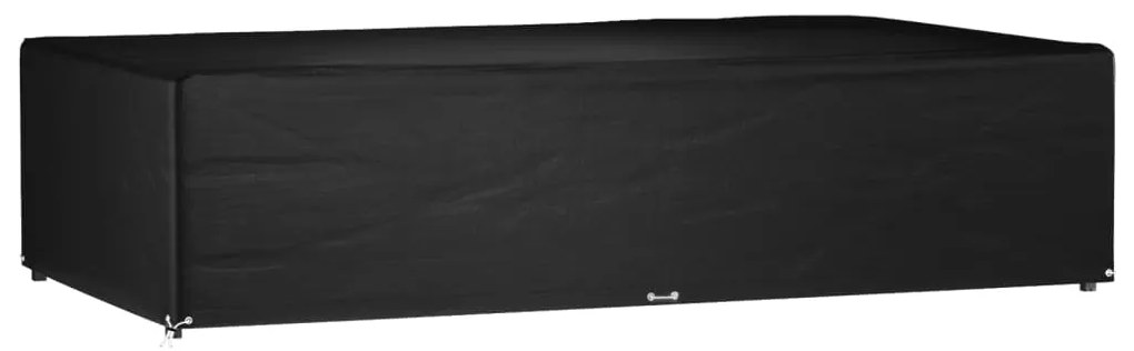 vidaXL Husă pentru mobilier grădină, 12 ocheți, 315x180x75 cm, pătrat