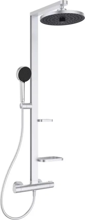 Coloana de dus cu baterie termostatata mat Ideal Standard Alu+
