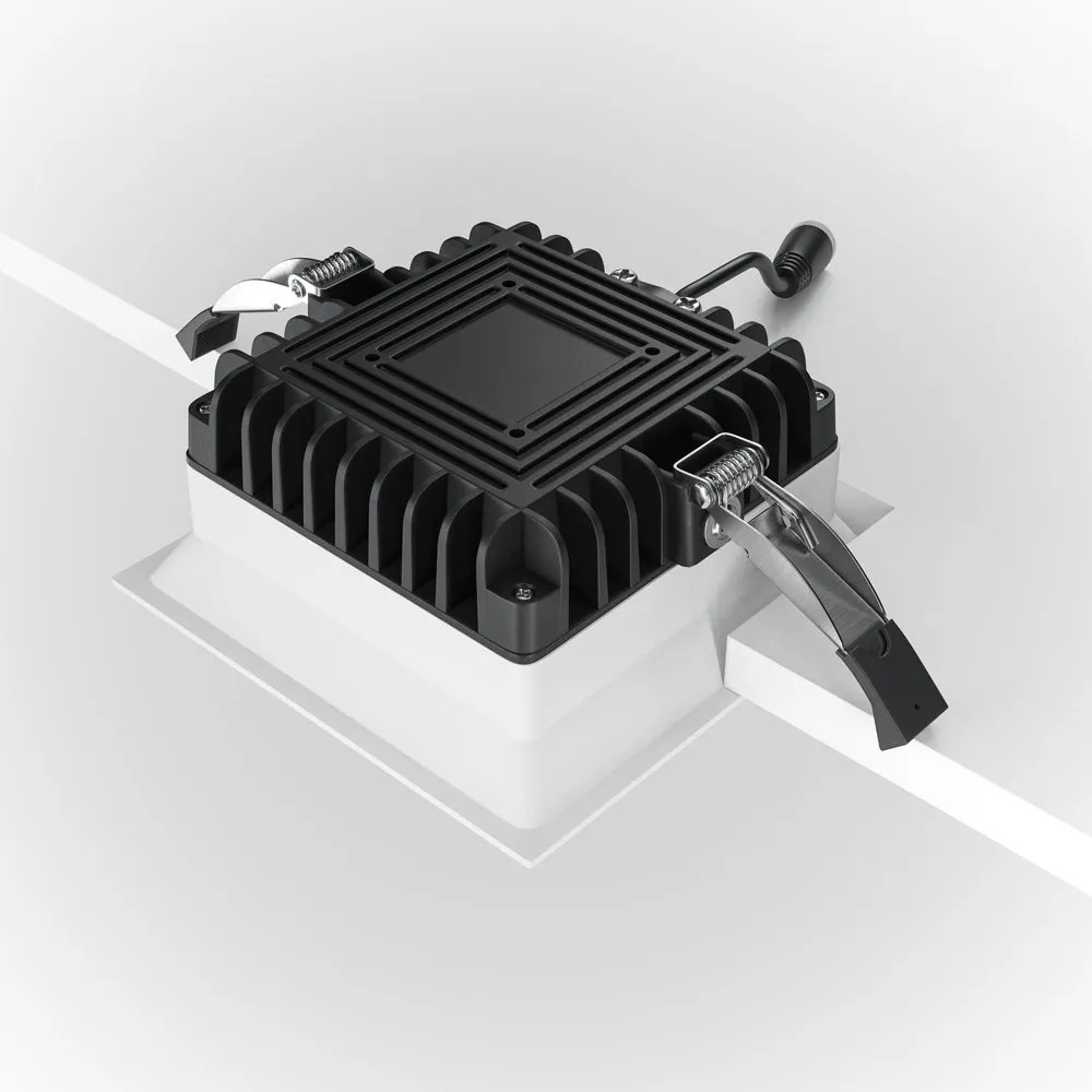 Spot LED incastrabil design tehnic Okno alb 11x11cm 3000K