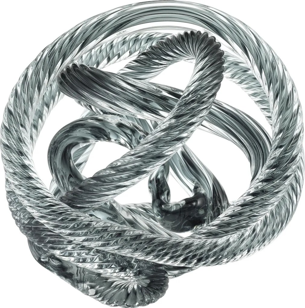 Obiect decorativ LUX Dominico L, diam.20cm gri 113529 HZ