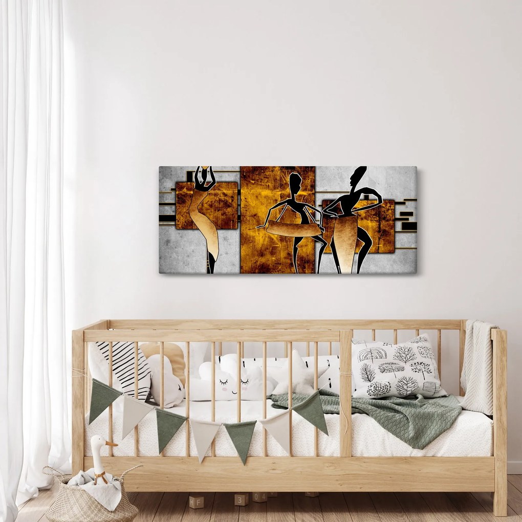 Tablou - Motiv cultura africană (120x50 cm)