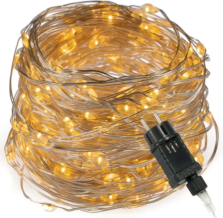 Lanț luminos - 240 LED, alb cald