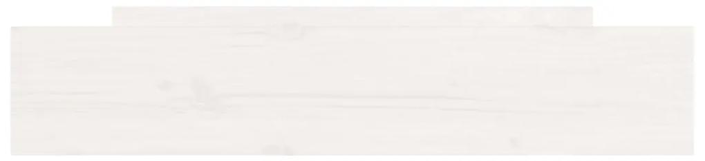 Sertare pentru pat, 2 buc., alb, lemn masiv de pin Alb, 95 x 103 x 18 cm