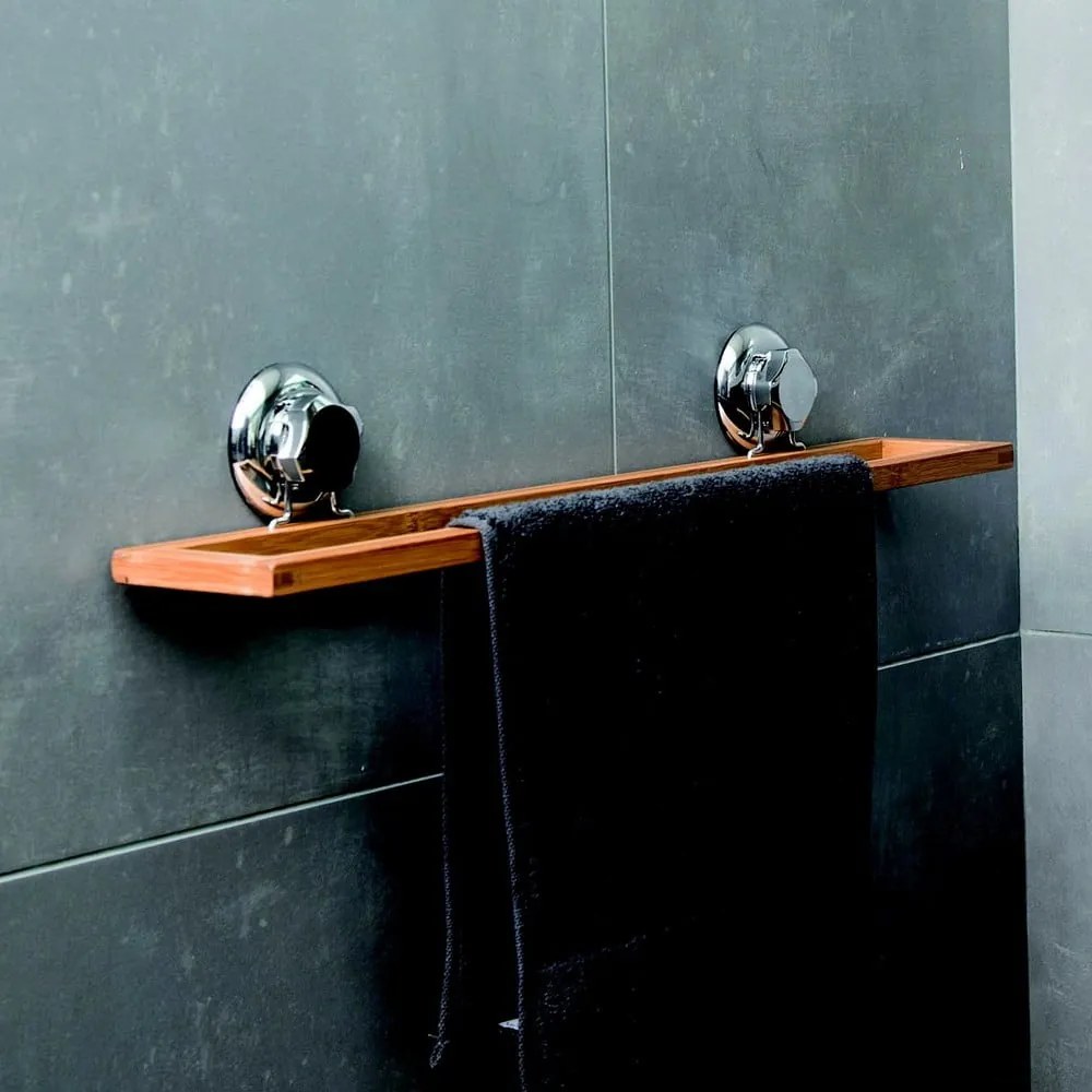 Suport din bambus pentru prosoape Compactor Spa