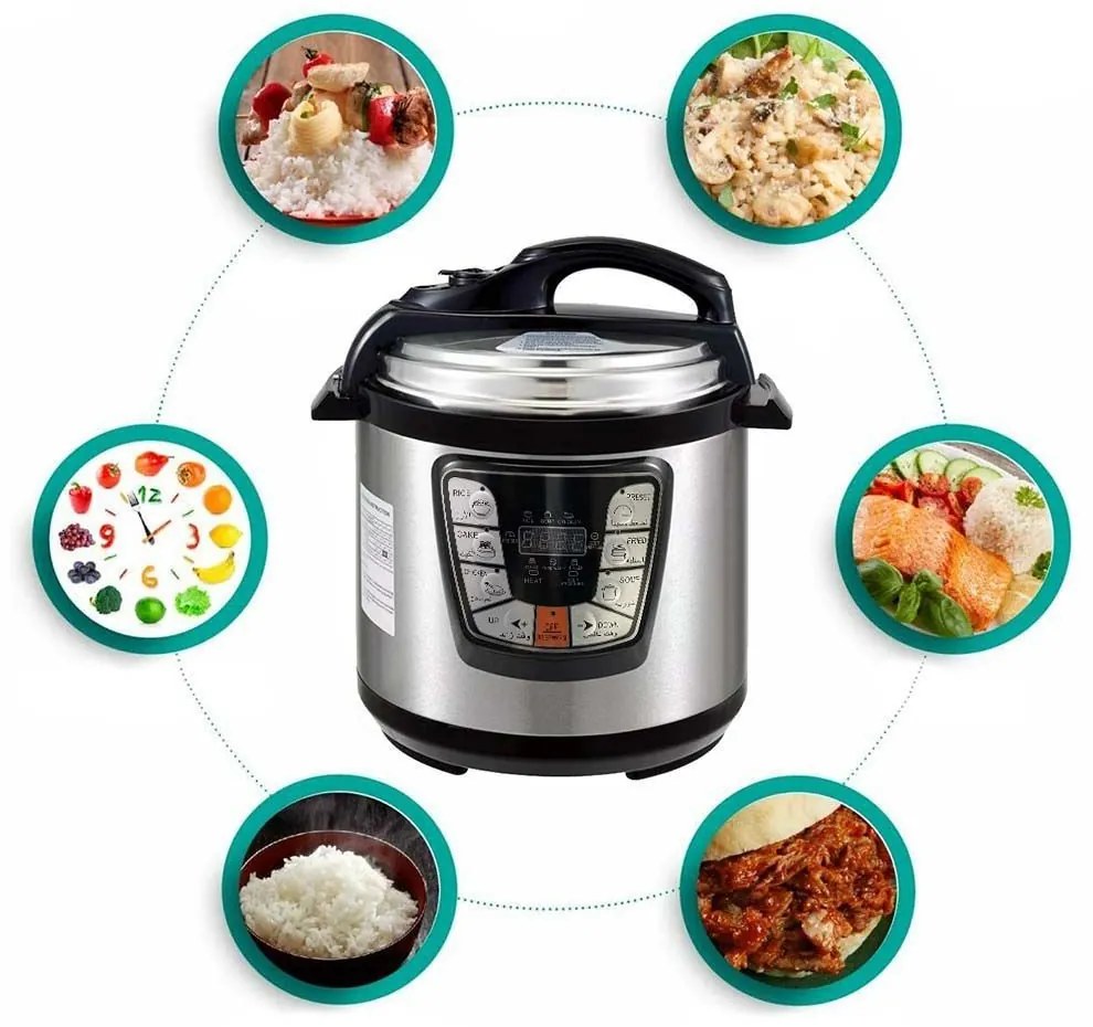 Slow cooker, oala sub presiune multifunctionala, 6L