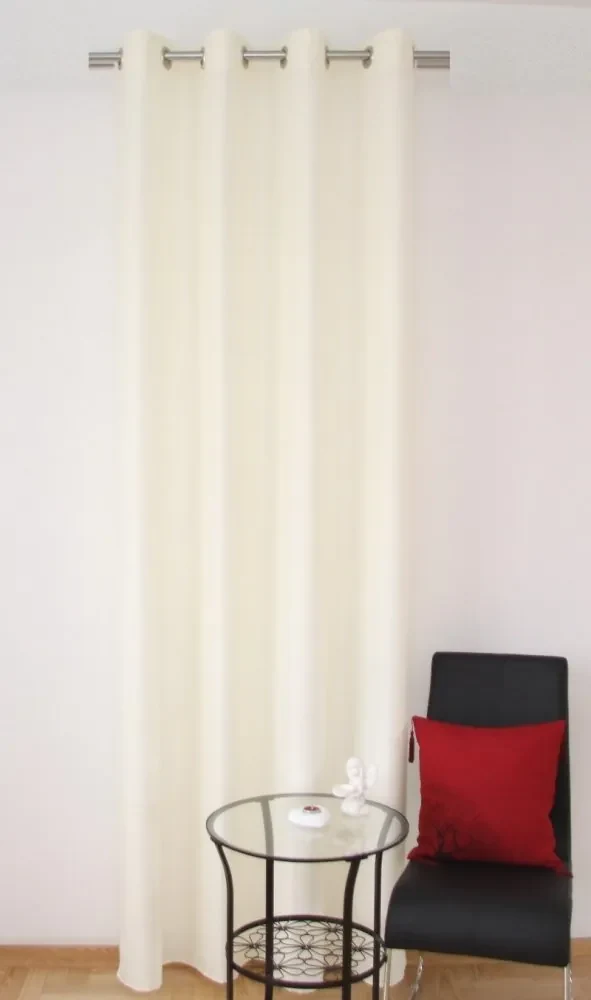 Draperie de lux gata cusută, culoarea crem Lungime: 260 cm