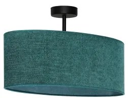 Lustră aplicată Duolla OVAL 1xE27/15W/230V verde