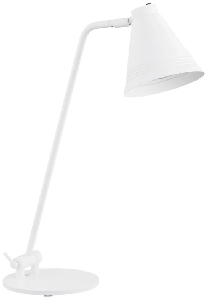 Veioza, lampa de masa design modern AVALONE alb
