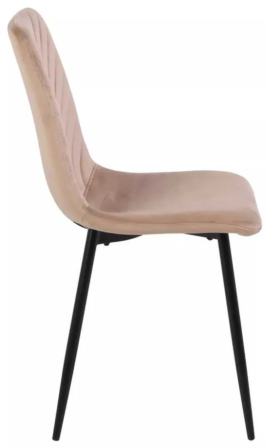 Scaun de bucătărie Freville Velvet, bej