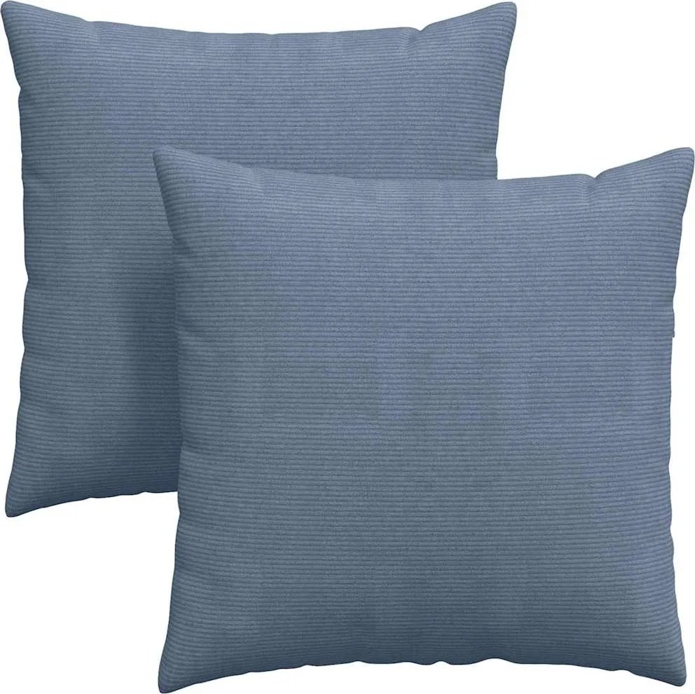 vidaXL Perne pentru canapea 2 pcs albastru 60 x 60 cm