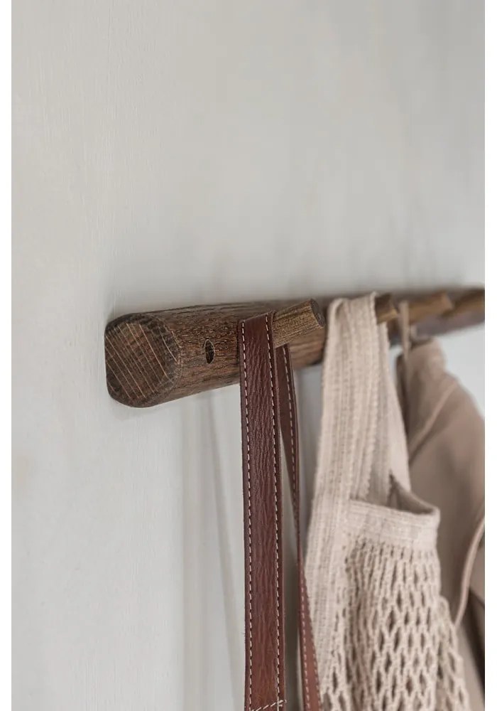 Cuier de perete maro din lemn de stejar 72 cm Roots – Mette Ditmer Denmark