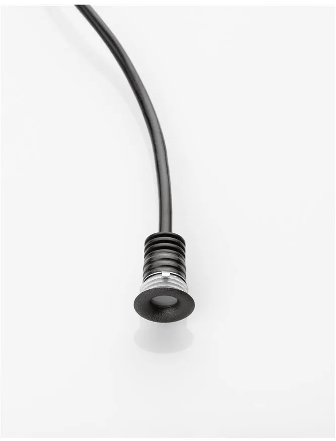 Mini Spot LED incastrabil tavan fals / plafon pentru baie IP44 TINY negru