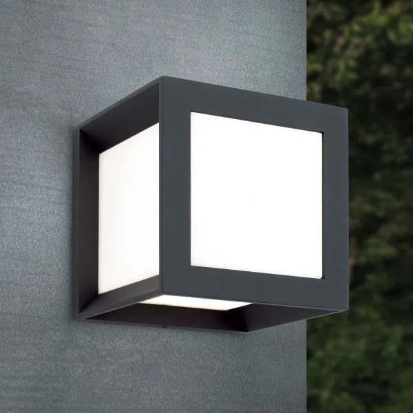 Orion - Corp de iluminat exterior HENRY 1xE27/15W/230V 16x16 cm IP44 antracit