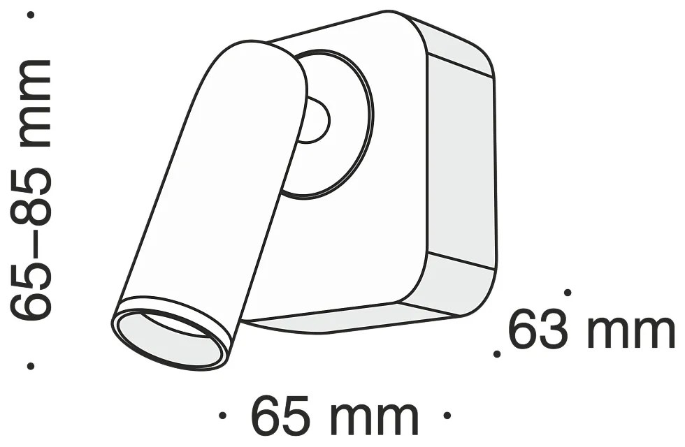 Aplica cu spot directionabil LED design modern MIRAX alb MYC039WL-L3W3K