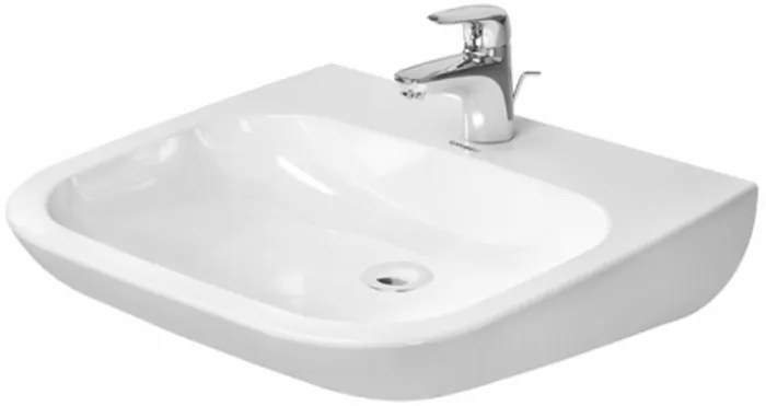 Duravit Med lavoar 60x55.5 cm dreptunghiular clasică pentru persoane cu dizabilități alb 23136000002