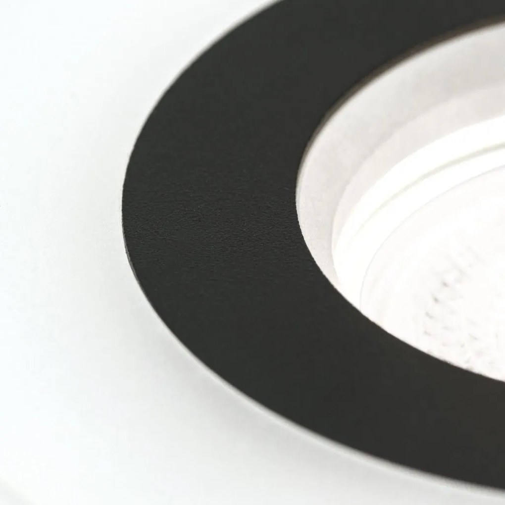 Spot incastrabil tavan GLOW D-11cm negru