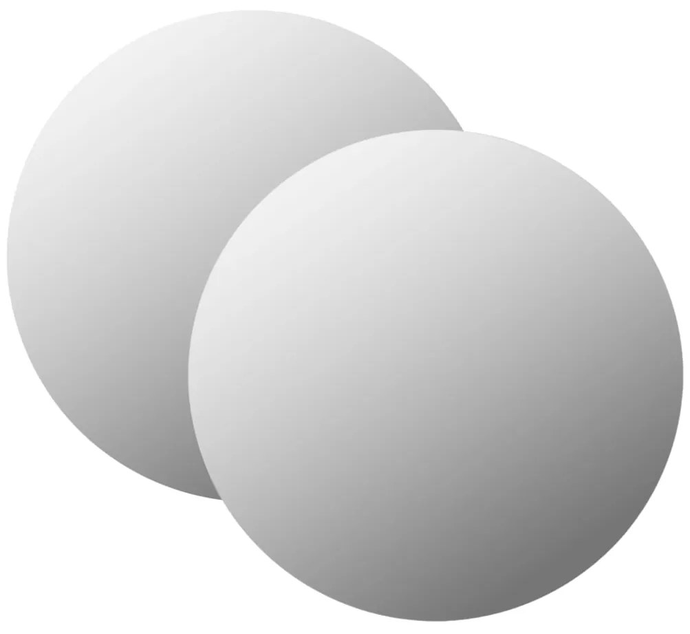 vidaXL Oglinzi de perete, 2 buc., 40 cm, sticlă, rotund
