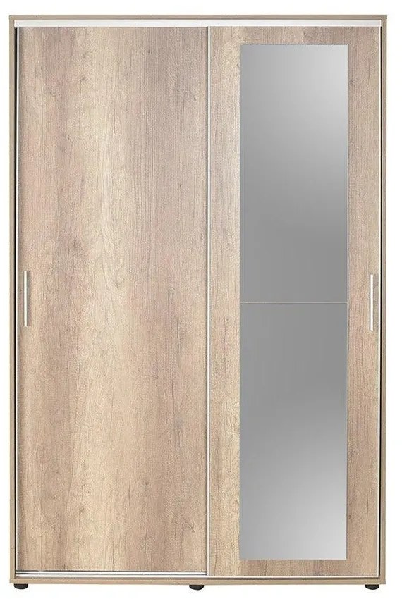 Pantofar Adore Porto cu cuier, 2 usi cu oglinda, 12 rafturi, capacitate 35 perechi incaltaminte, 120 x 212 x 40 Cm