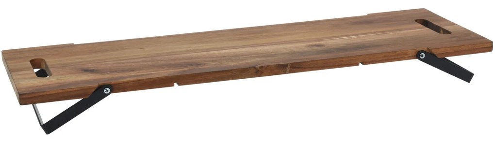 Tava dreptunghiulara din lemn pentru servirea gustarilor, 67,5 x 20 x 7 cm