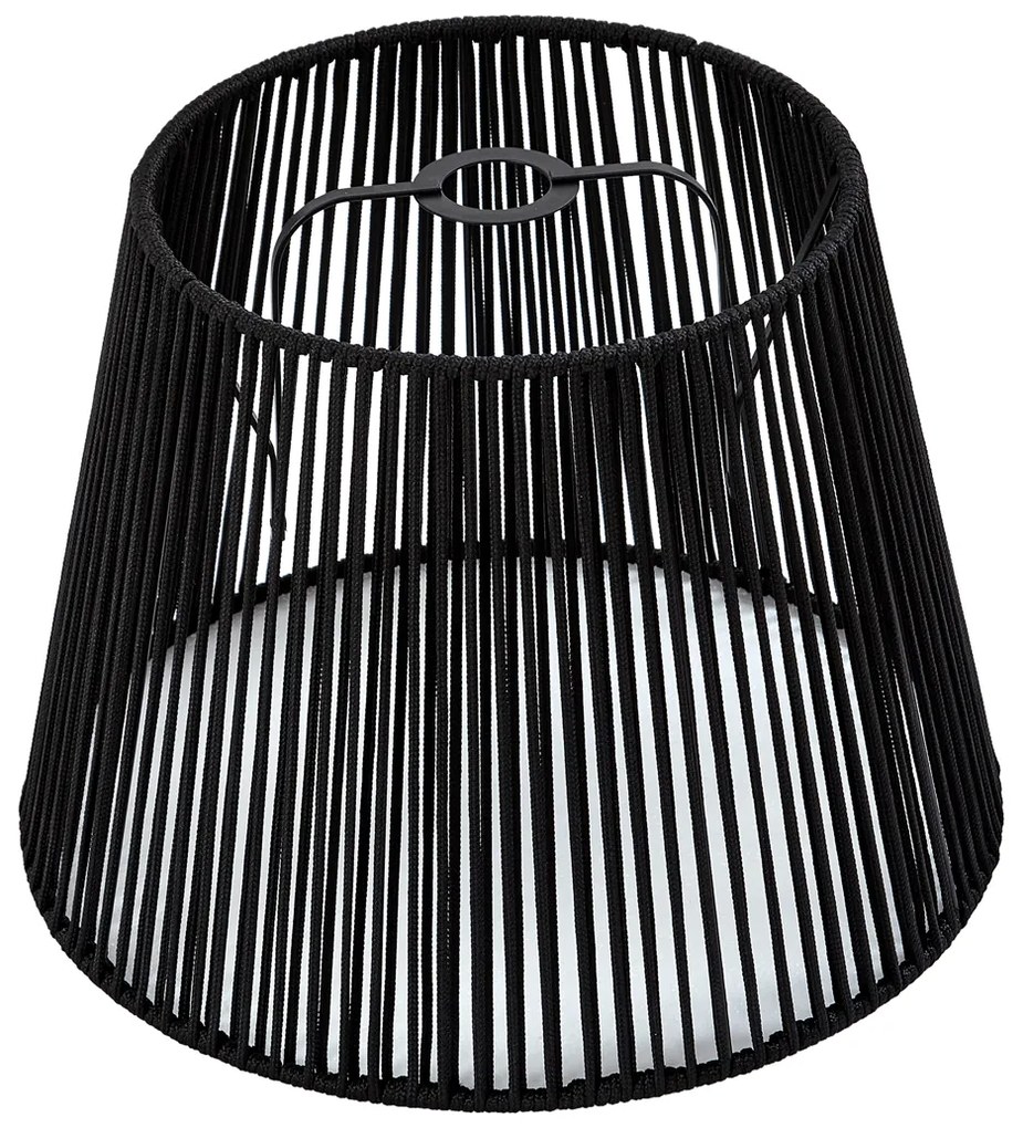 Abajur de exterior cu frânghie neagră IP54 40/28/30