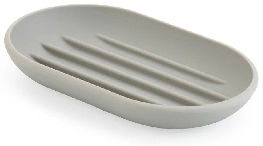 Săpunieră gri din plastic Touch – Umbra