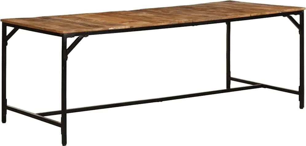 vidaXL Masa de sufragerie 200x100x75 cm lemn masiv de mango brut