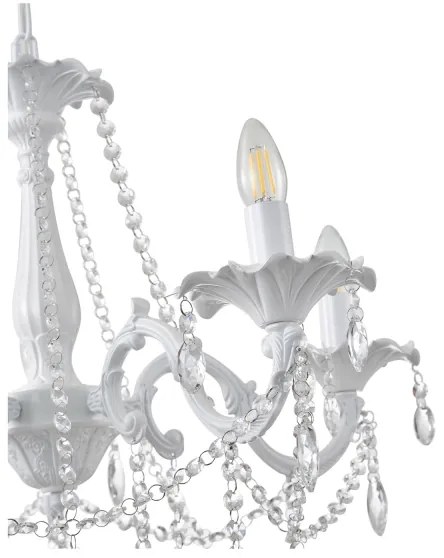 Lustră pe lanț 5xE14/15W/230V