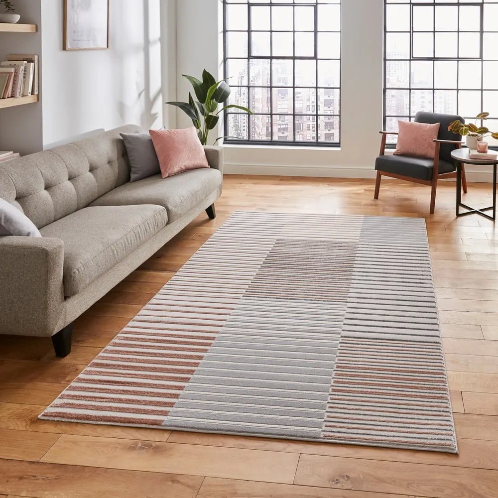 Covor roz/gri 170x120 cm Apollo - Think Rugs