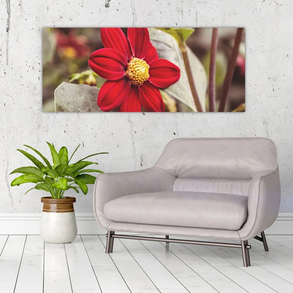 Tablou cu floare (120x50 cm)