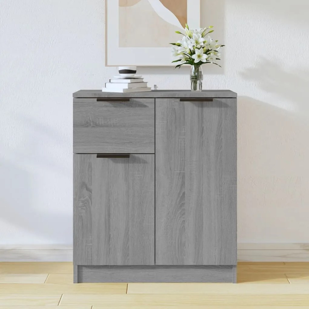 vidaXL Dulap, sonoma gri, 60x30x70 cm, lemn prelucrat
