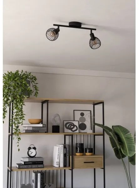 Spot Eglo 901039 SONNINO 2xE14/40W/230V negru