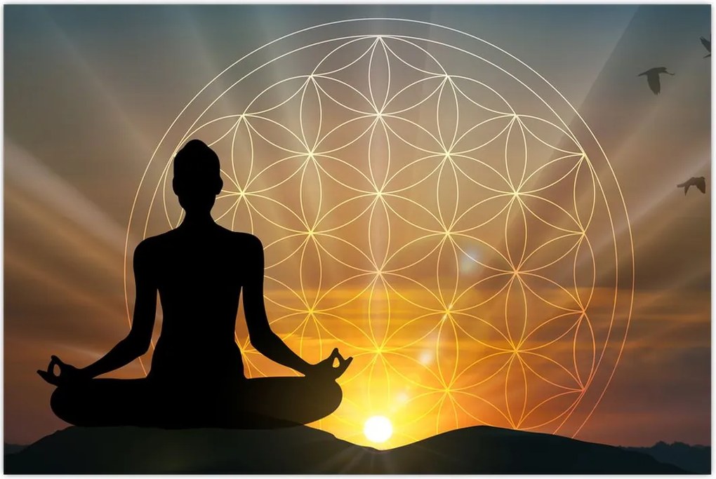 Tablou cu meditație (90x60 cm)