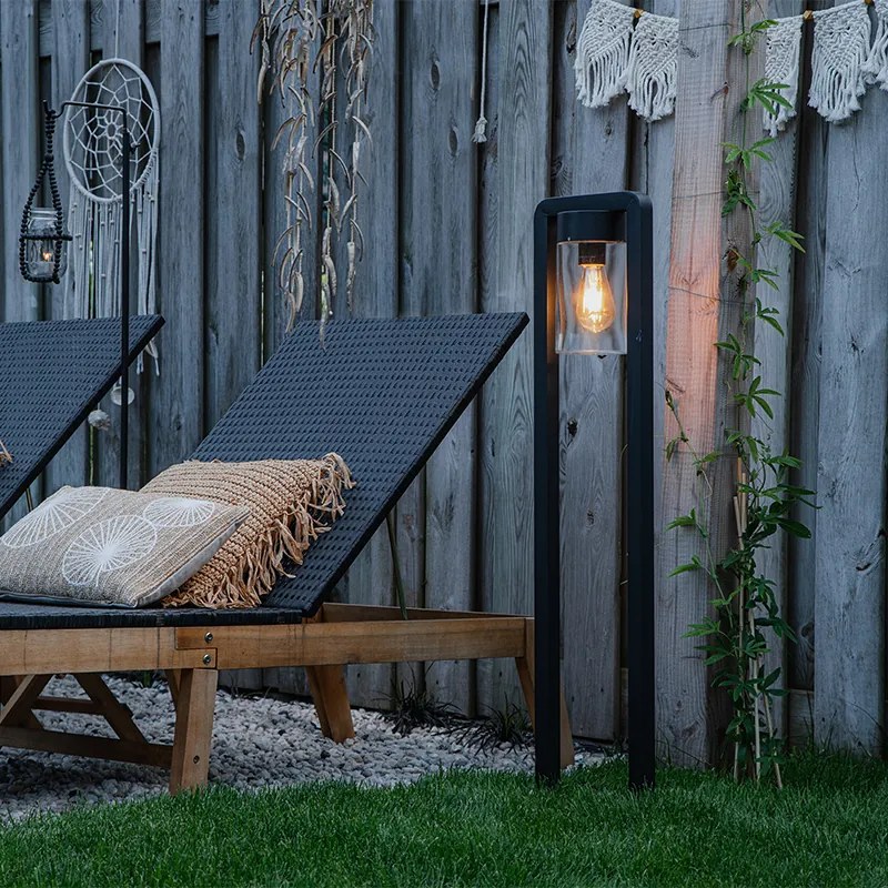 Lampă de podea modernă pentru exterior neagră IP44 - Jarra Balanco