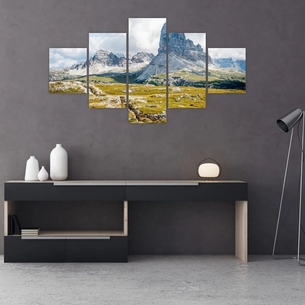 Tablou - Dolomite italiene (125x70 cm), în 40 de alte dimensiuni noi