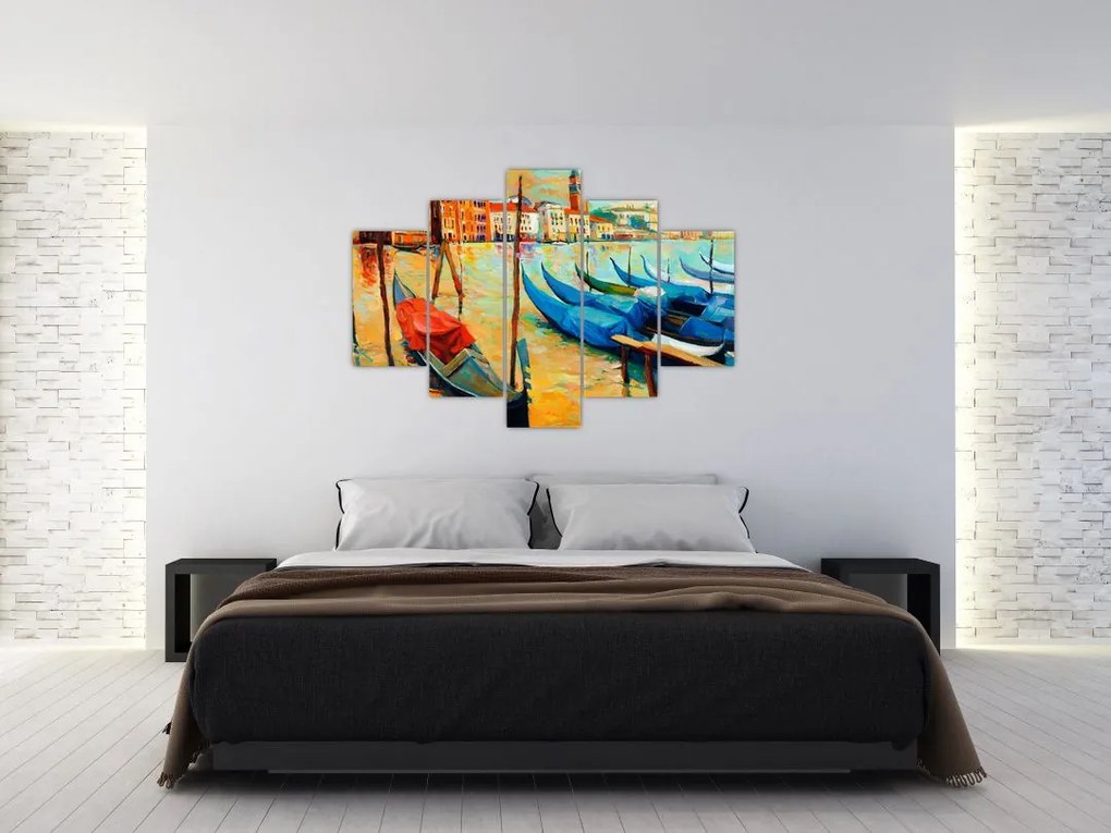 Tablou - Port în Veneția (150x105 cm)