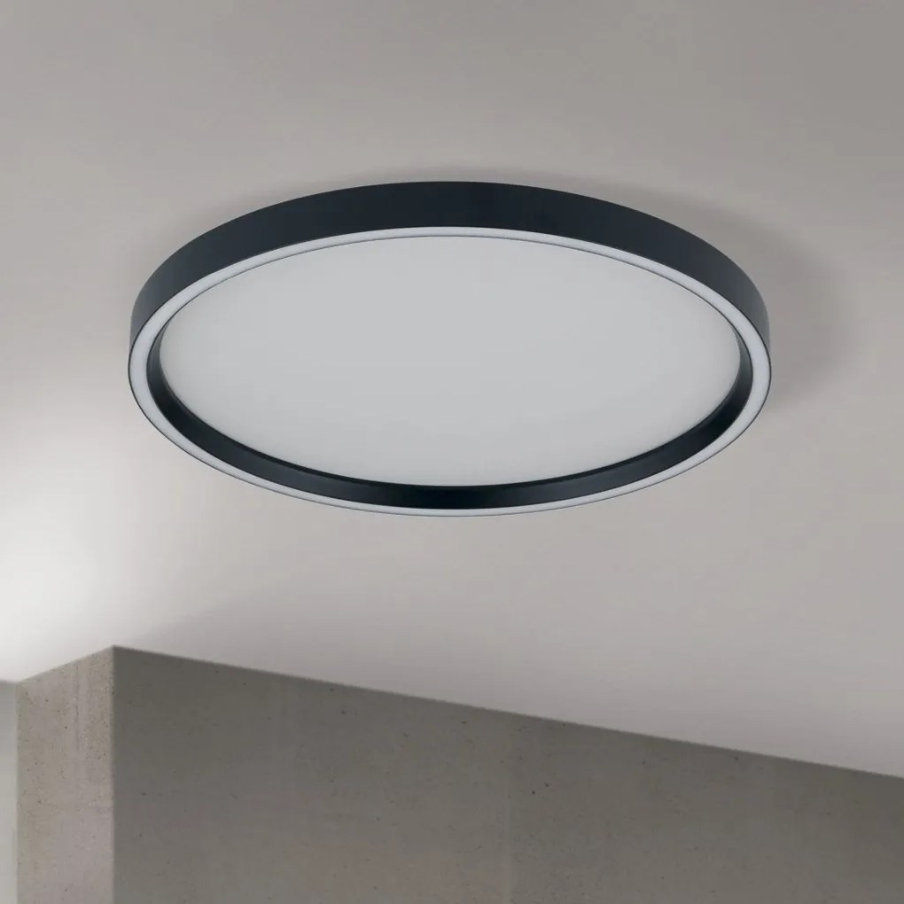 Plafoniera LED design circular MASCA D-40cm negru