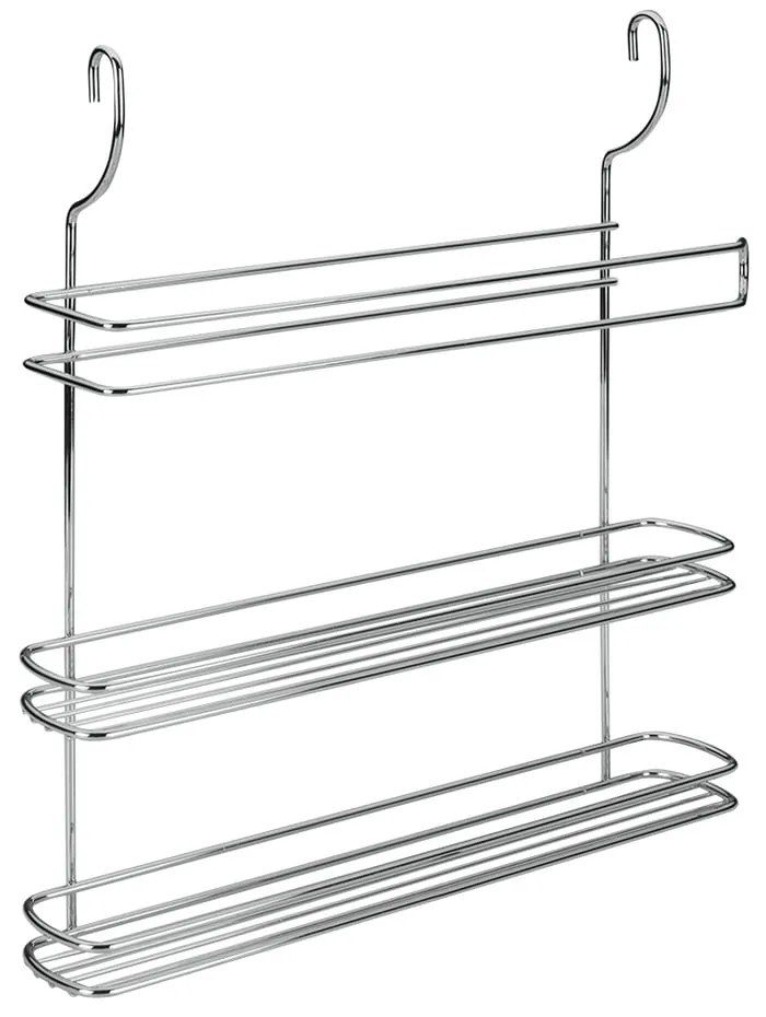 Suport de prosoape de bucătărie argintiu suspendat din oțel cromat Lonardo – Metaltex