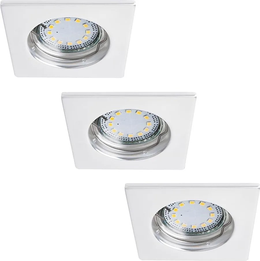 Rabalux 1052 - SET 3x Corp de iluminat LED tavan fals LITE 1xGU10-LED/3W/230V
