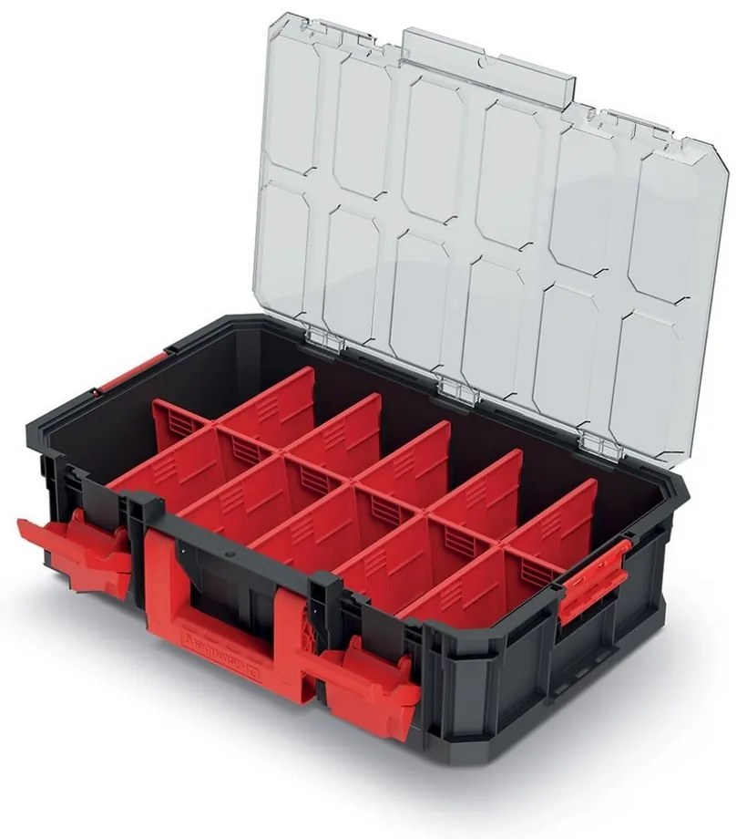 Cutie transport C, 51,7 x 33,1 x 13,4 cm, compartimentari, negru