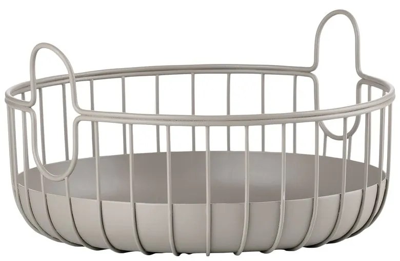 Coș de depozitare din sârmă din metal ø 22x8 cm Inu – Zone