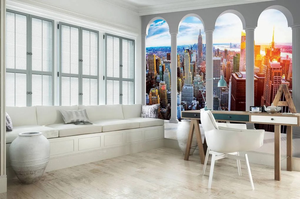 Fototapet - Privire srpe New York City (254x184 cm)