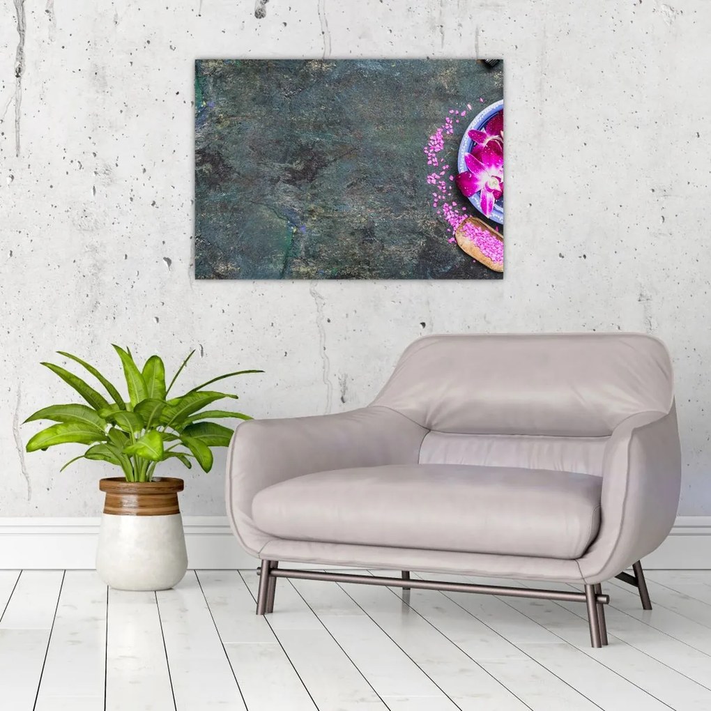 Tablou pe sticlă - Wellness (70x50 cm)