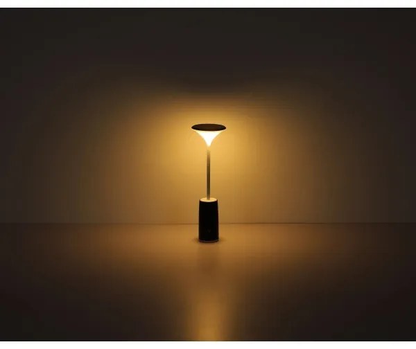Lampă LED dimabilă de masă Globo 21020B QUIRIN LED/1,2W/3,7V 3000K negru