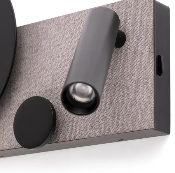 Veioză LED dimabilă de perete KLEE LED/10W/230V + LED/3W FARO 20066