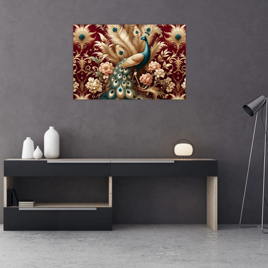Tablou – Păun elegant (90x60 cm)