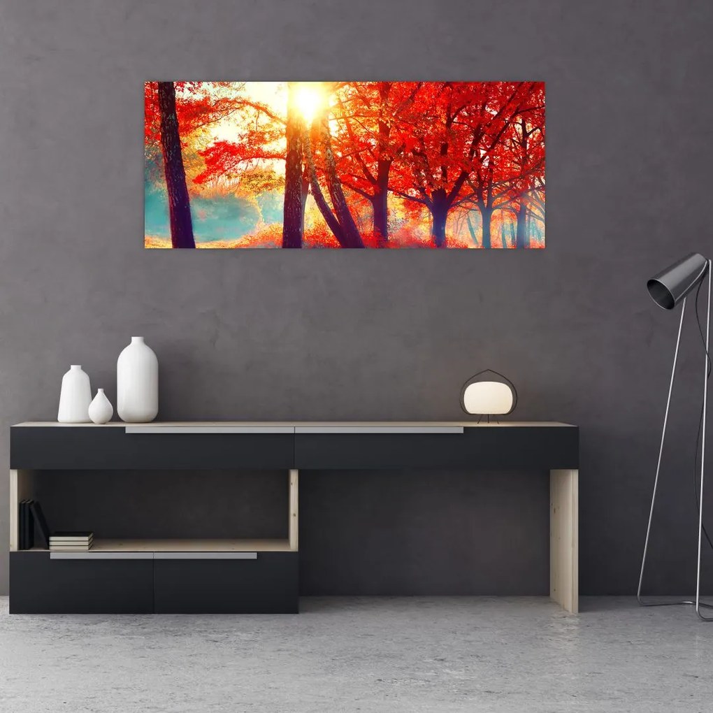 Tablou - Peisaj de toamnă (120x50 cm)