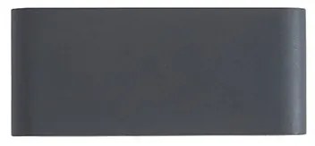 Aplica LED de perete pentru iluminat exterior, up/down, IP65 Cini grafit 17,5cm