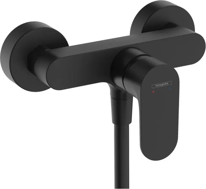 Baterie dus Hansgrohe Rebris S monocomanda negru mat