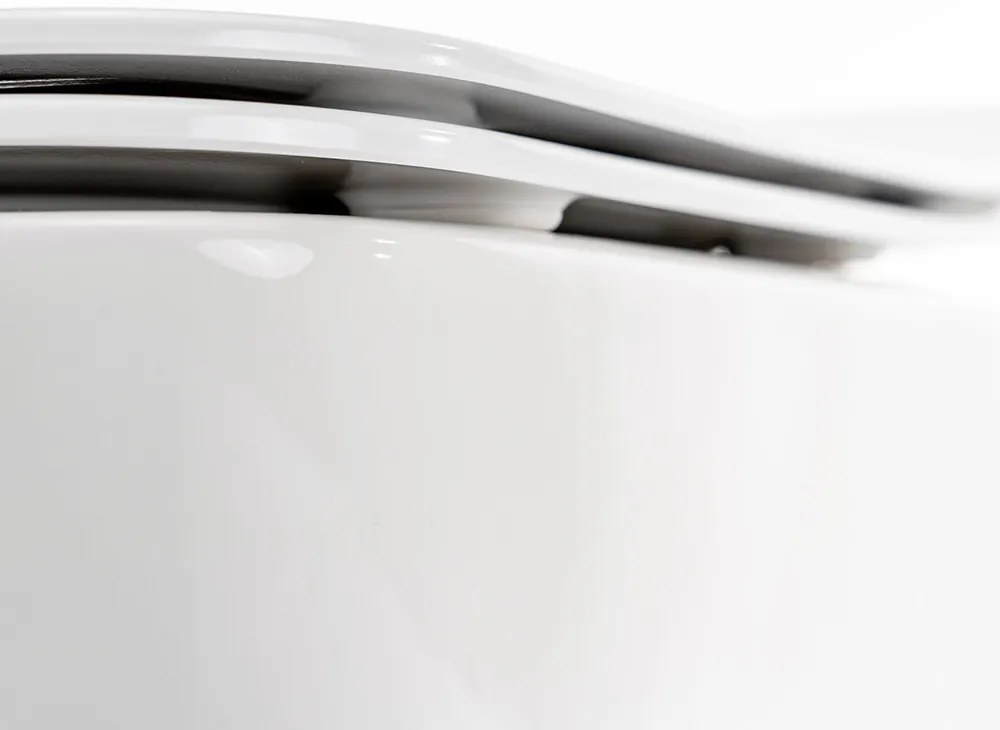 Toaletă fără ramă, montată pe perete, Tina